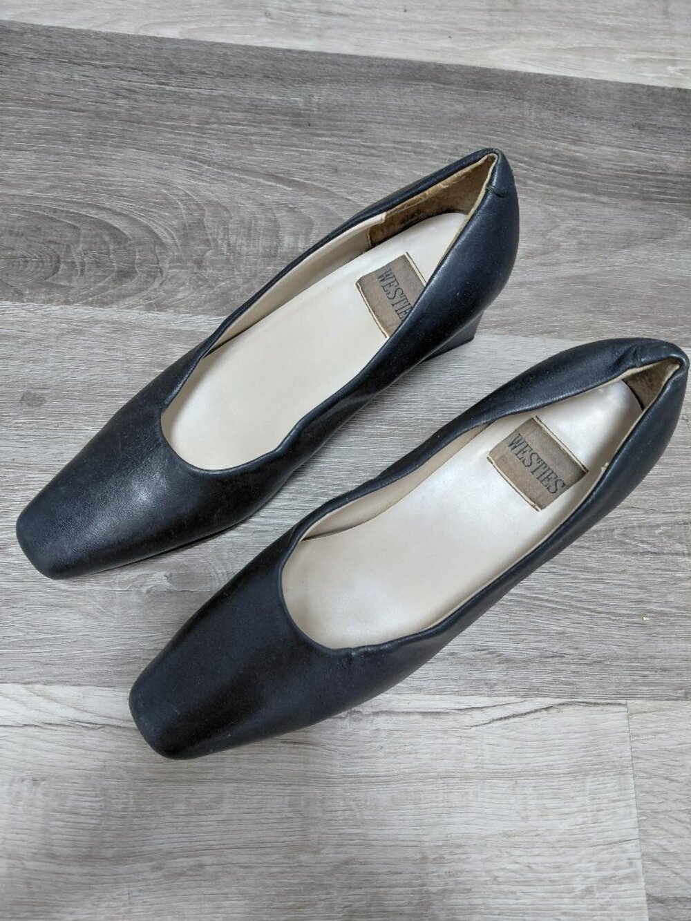Westie Black Block Womens Size 61/2 Shoe